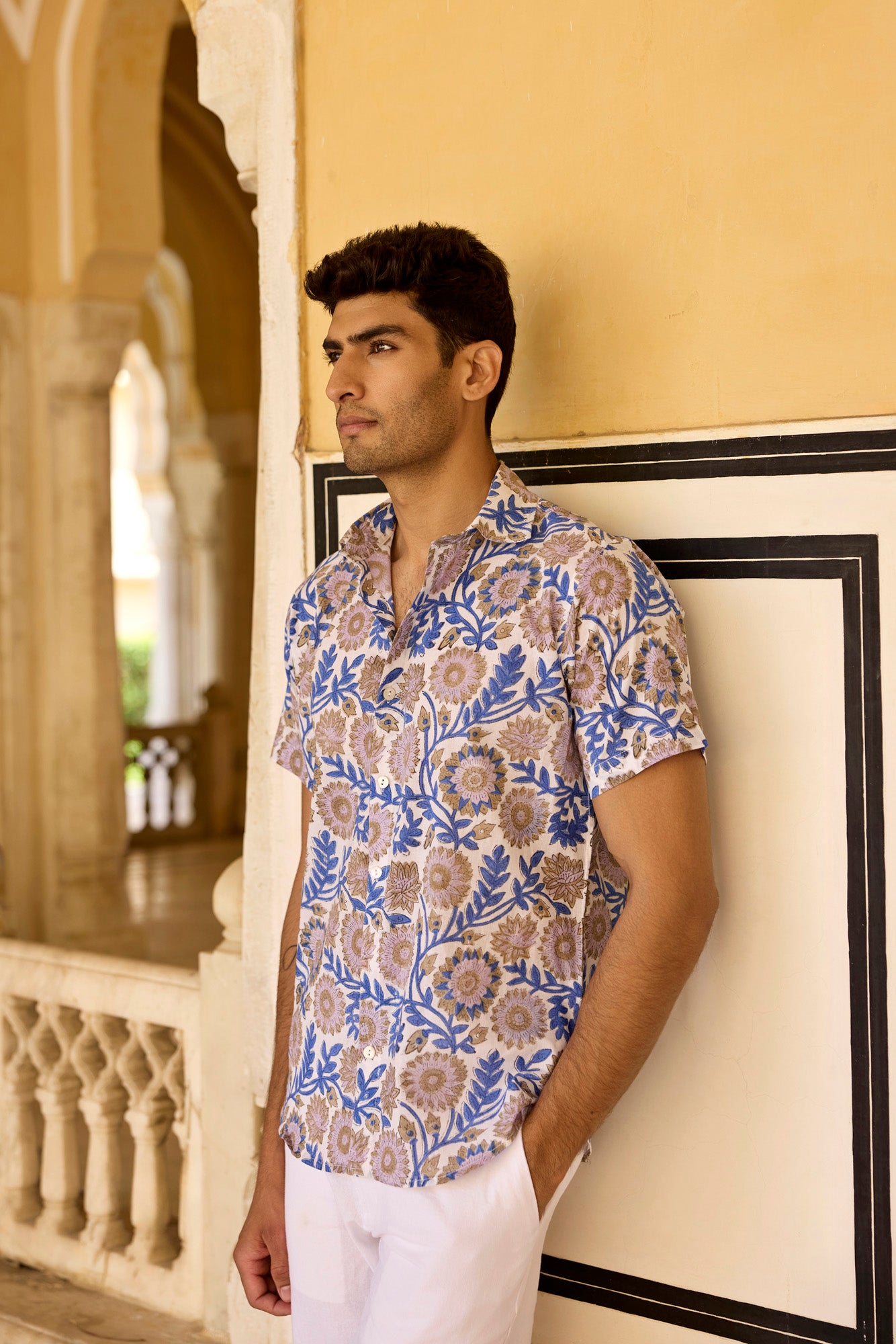 Kalamkari Printed Men Shirt