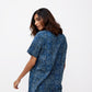 Ajrakh Dark Blue Printed Cotton Shirt