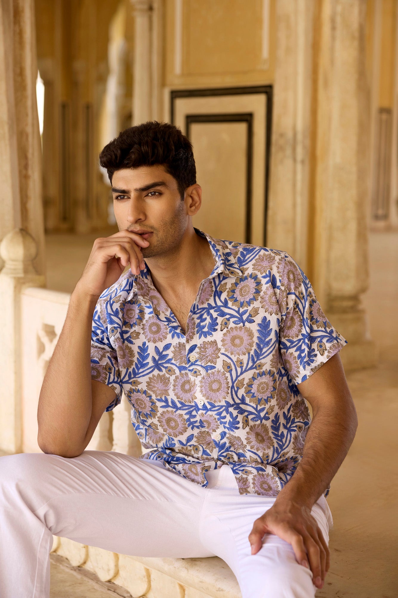 Kalamkari Printed Men Shirt