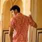 Pink Abstract Men Shirt