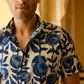 Indigo Flower Men Shirt