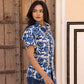 Indigo Flower Women Shirt