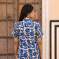 Indigo Flower Women Shirt