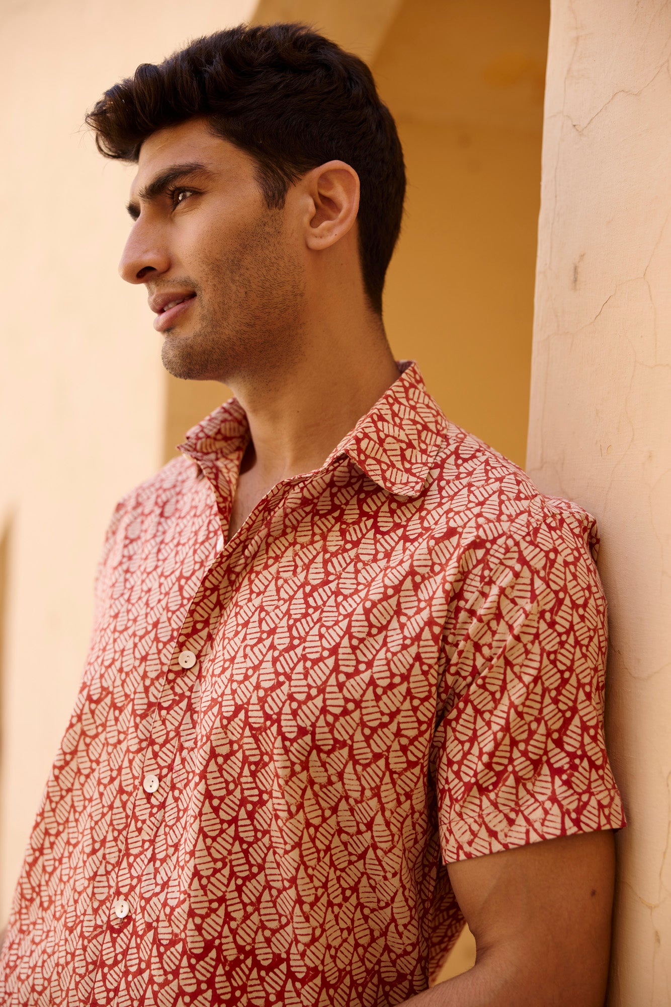 Block Printed Men Shirt