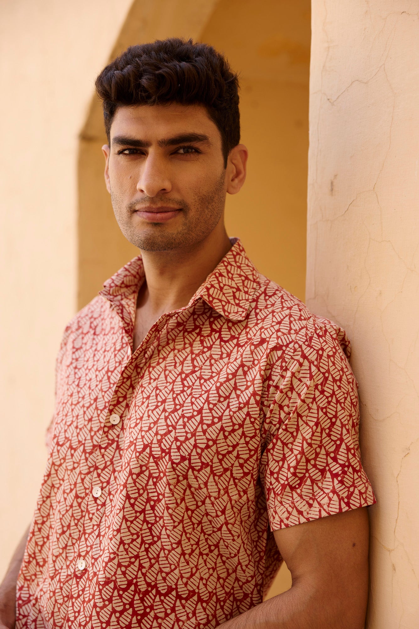 Block Printed Men Shirt