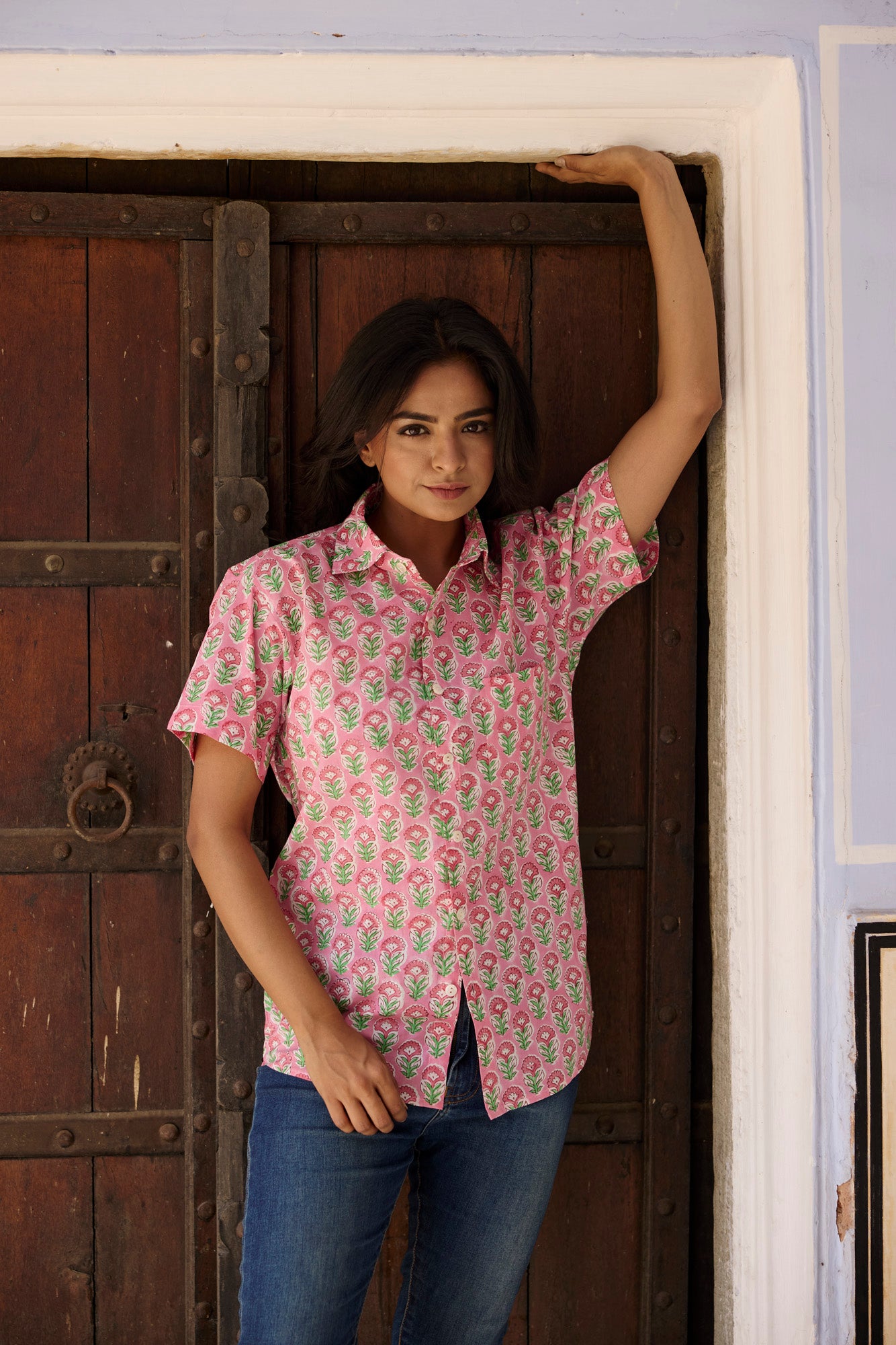 Jaipur Pink Women Shirt