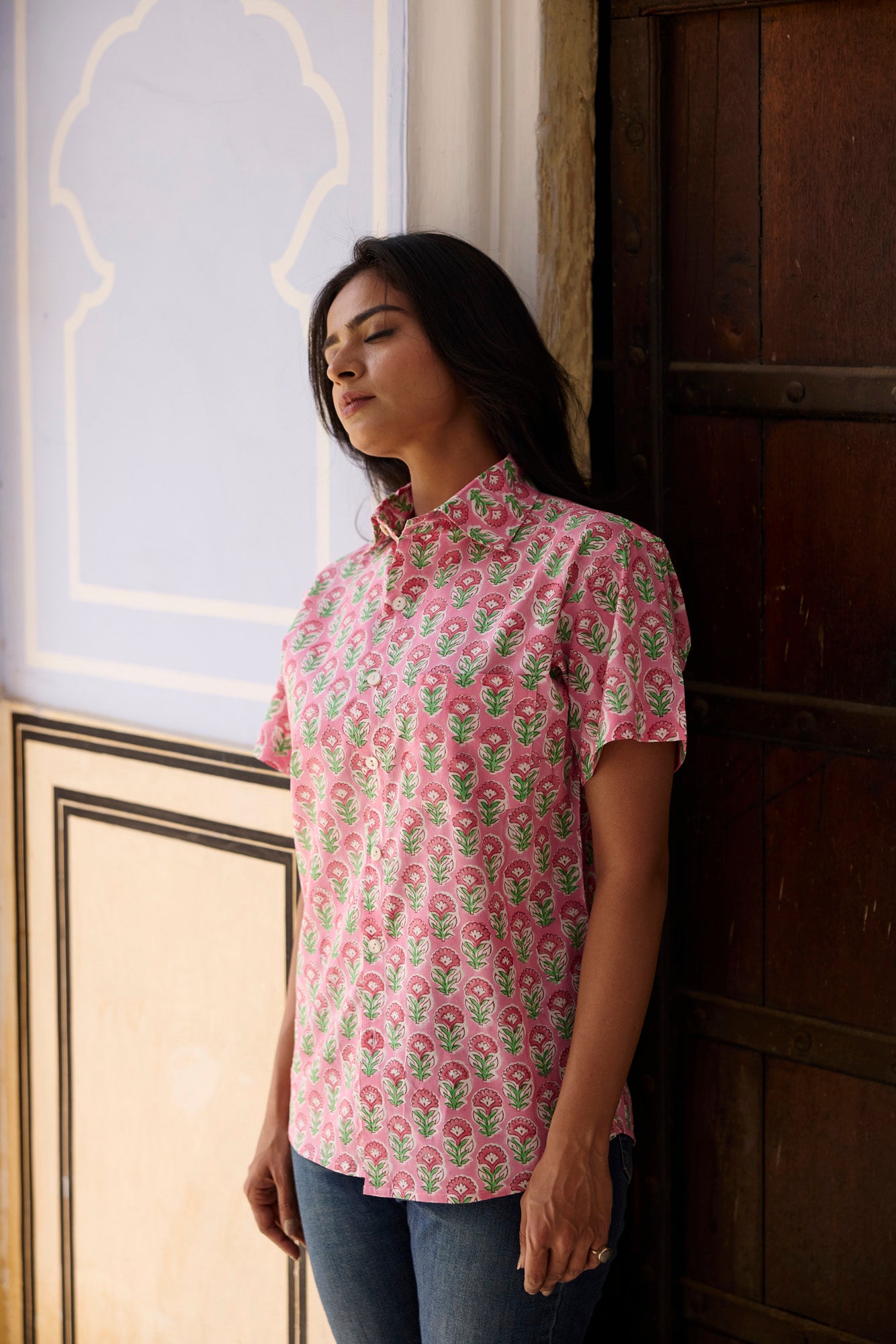 Jaipur Pink Women Shirt