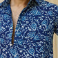 Indigo Cotton Men Shirt