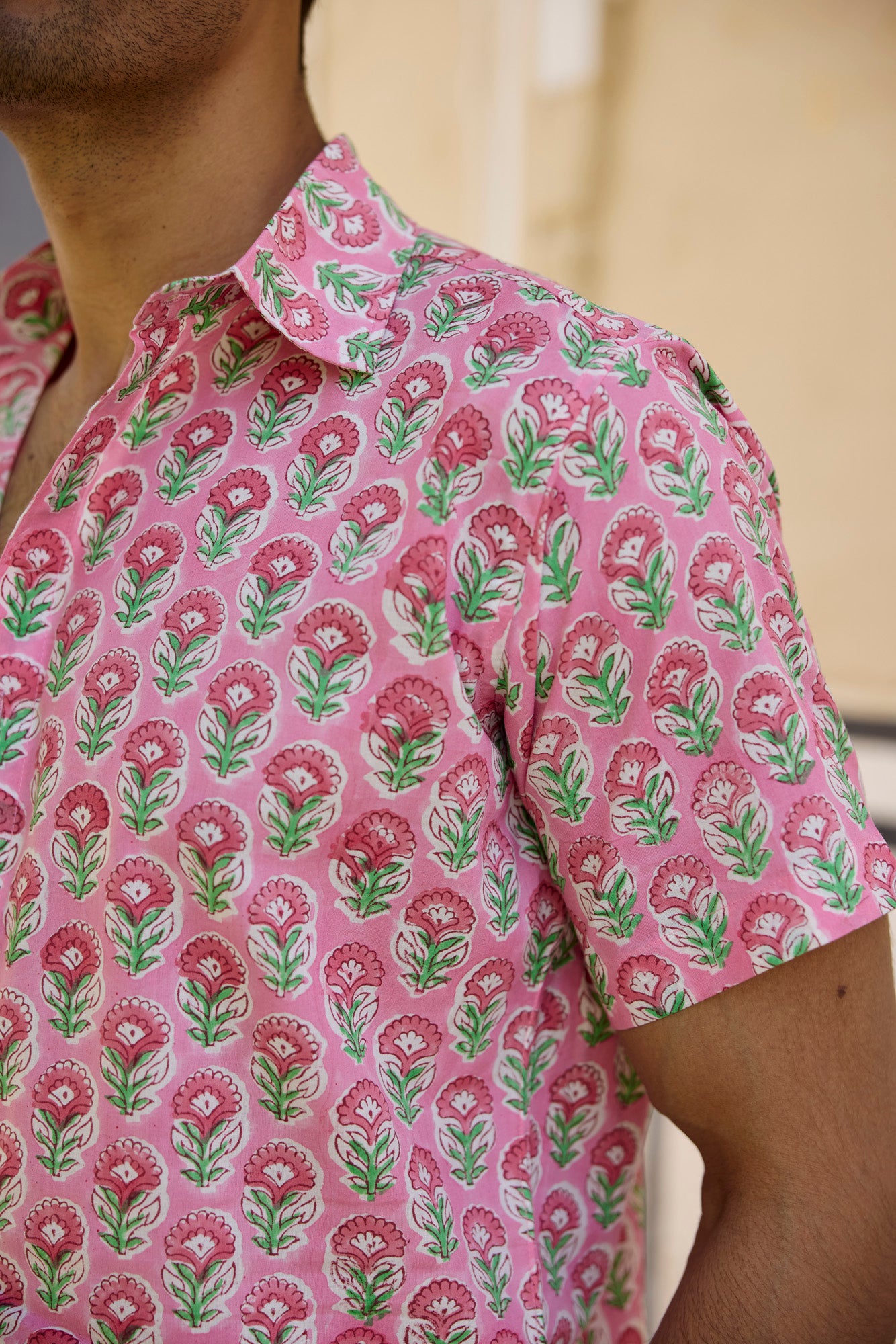 Jaipur Pink Men Shirt