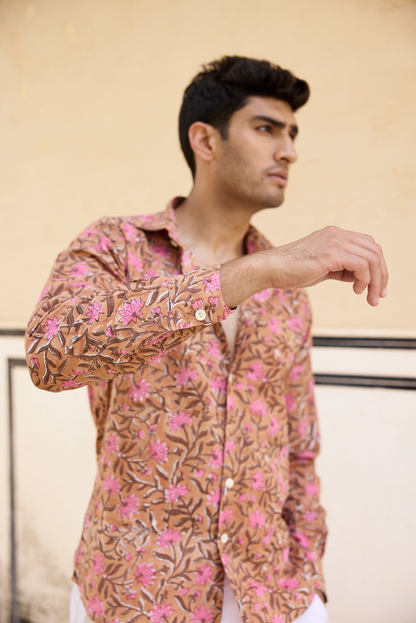 Floral Jaal Men Shirt