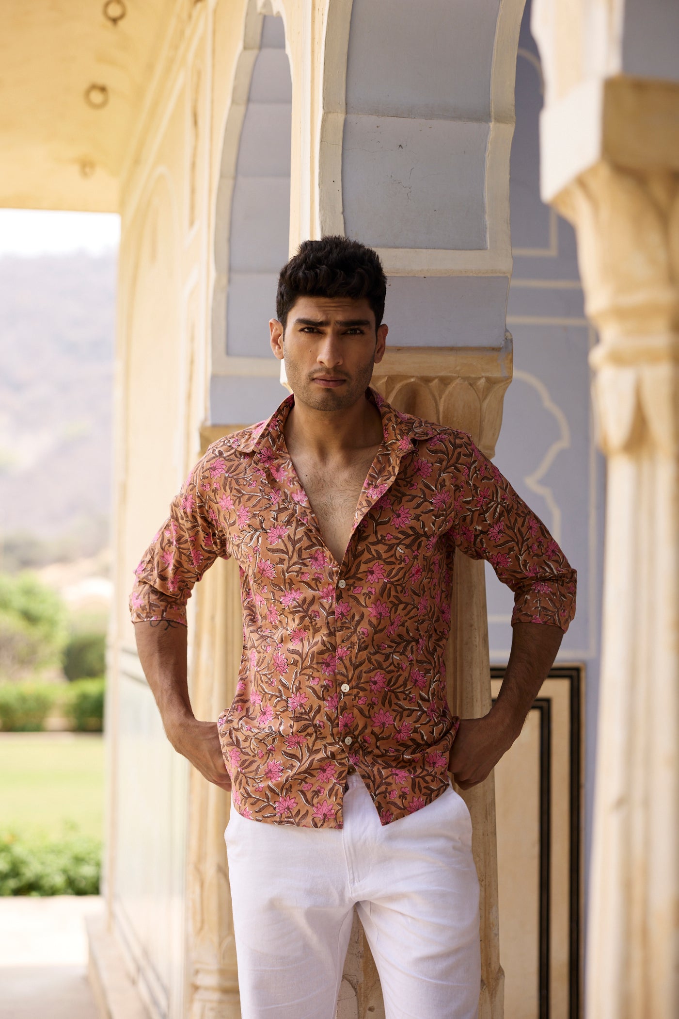 Floral Jaal Men Shirt