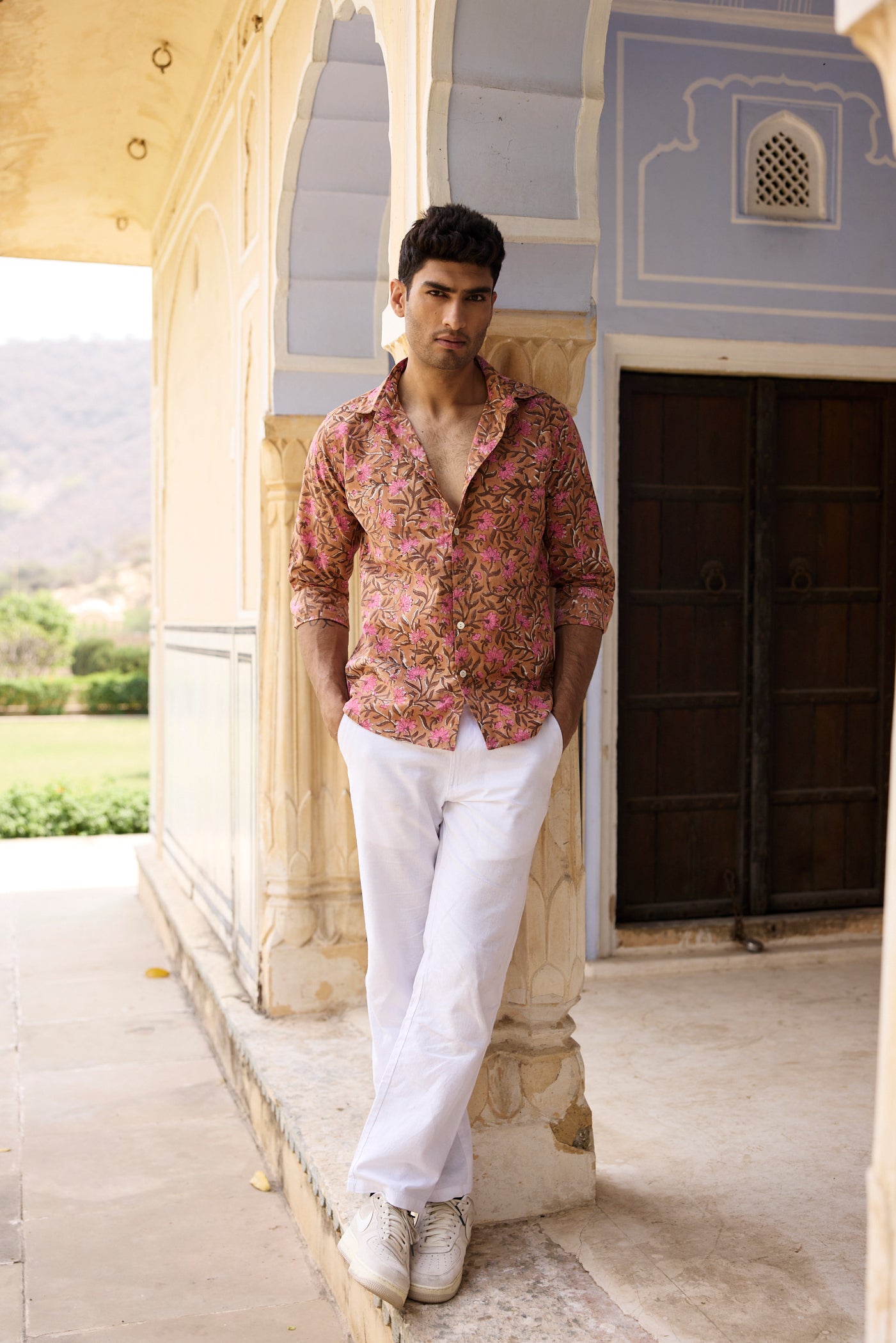 Floral Jaal Men Shirt